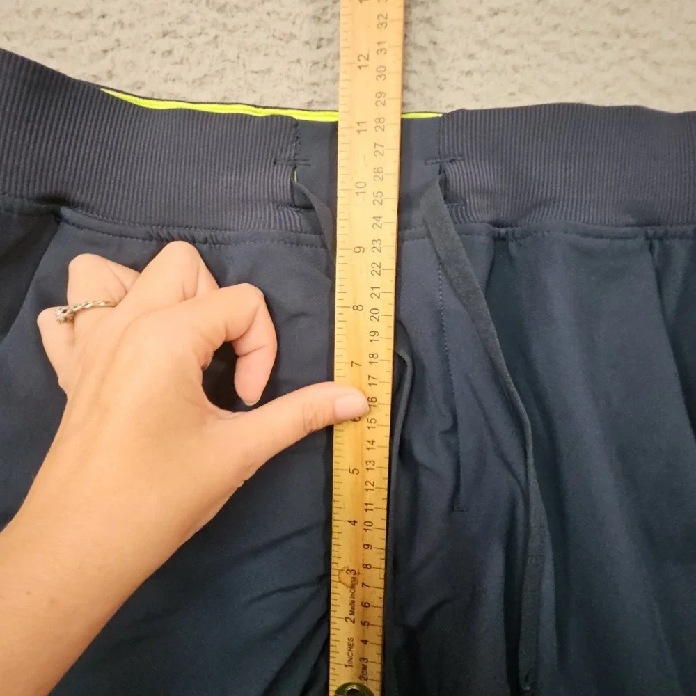 Birddogs Joggers Mens M Blue Athletic Tech Performance Pants Lined Boom Preppy